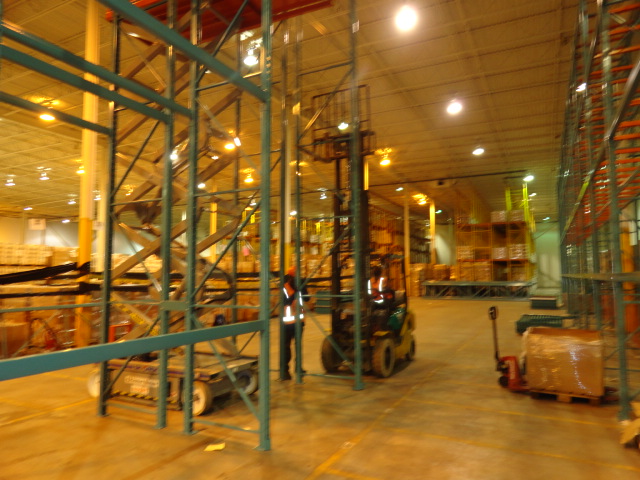 pallet racking install