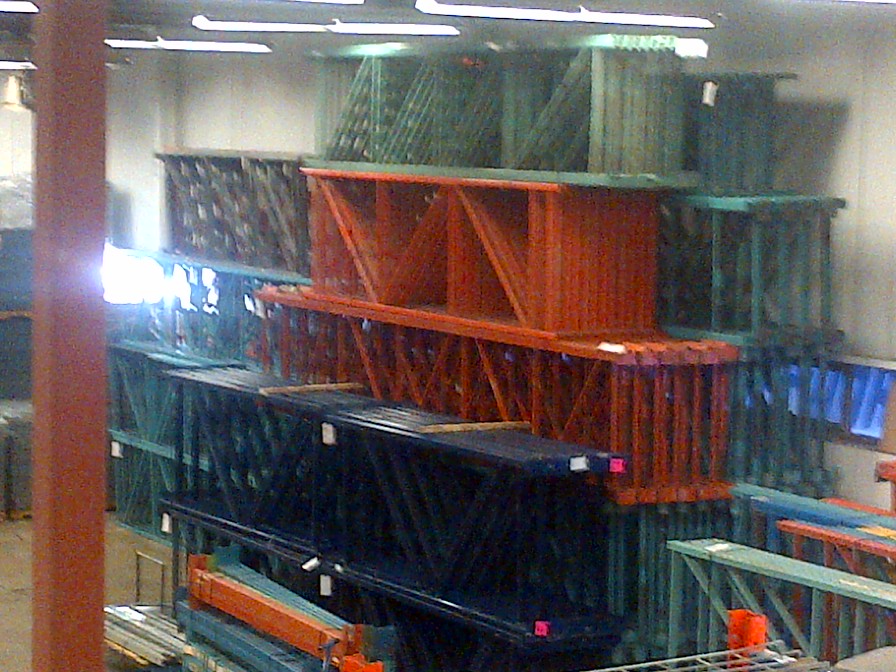 used pallet rack frames