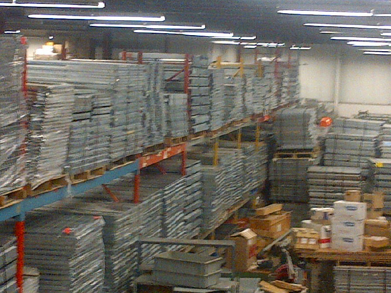 Used Industrial Shelving