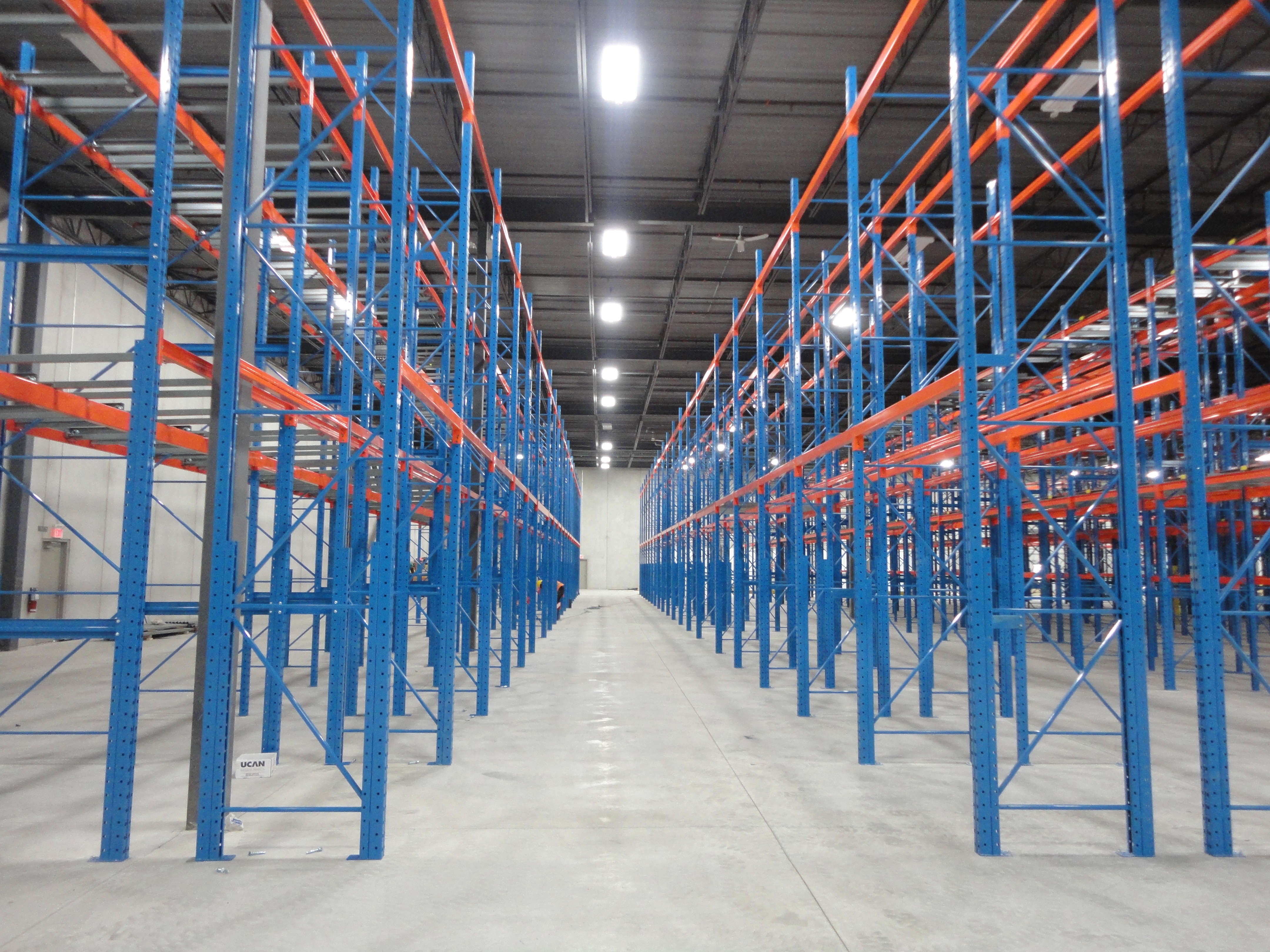 large orders of pallet racking